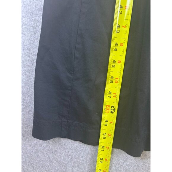 LOFT Maxi Dress Women's XXS Black V-Neck Ruche Pleated A-Line Puff Sleeve - Picture 3 of 11